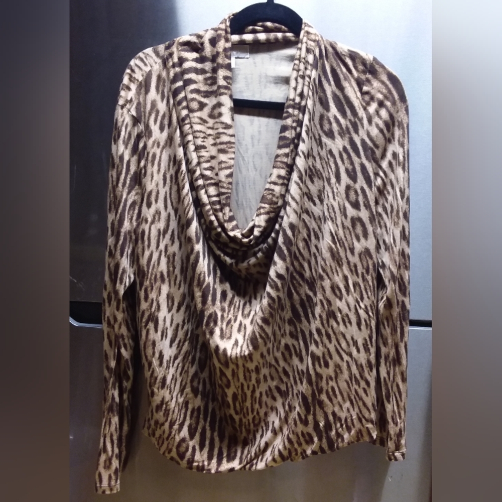 Michael Kors Leopard Print Top